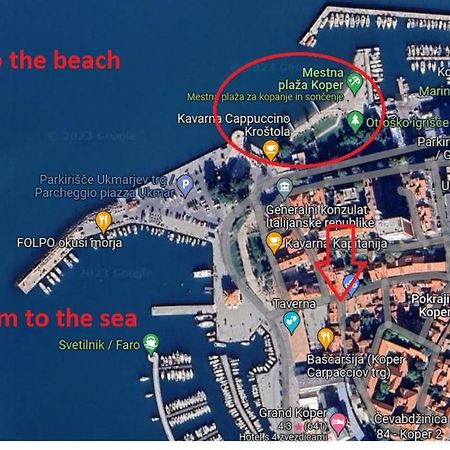 شقة Koper Step To The Sea المظهر الخارجي الصورة