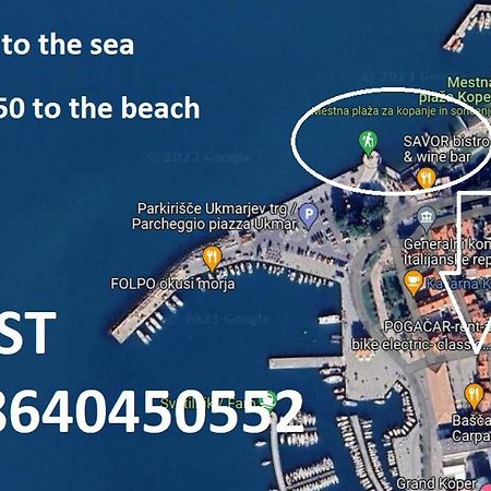 شقة Koper Step To The Sea المظهر الخارجي الصورة
