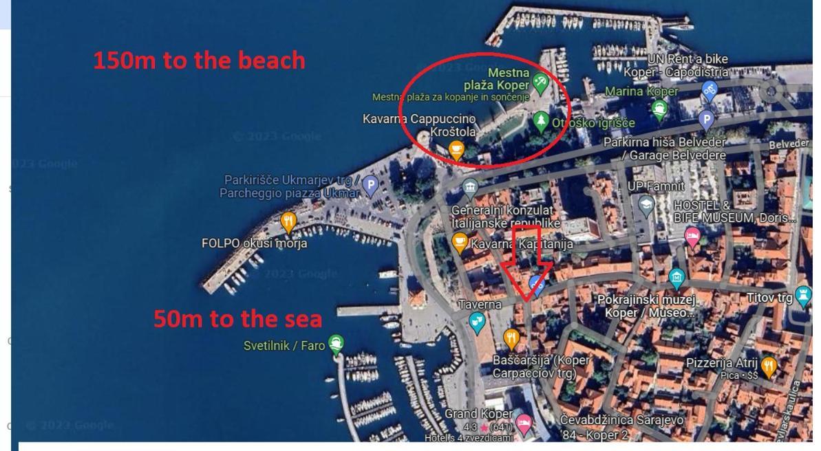 شقة Koper Step To The Sea المظهر الخارجي الصورة