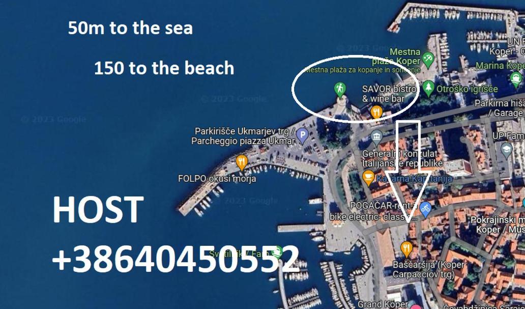 شقة Koper Step To The Sea المظهر الخارجي الصورة